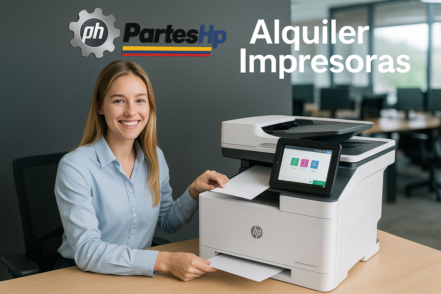 ALQUILER de IMPRESORAS HP en Medellin